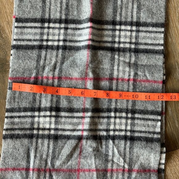 NWT Via Condotti 100% virgin wool unisex scarf with fringe - Picture 6 of 7